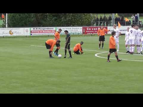 2 nov 2019 VV De Meern 1 - BFC 1 com 3-2 Vrije bal Jurren op paal en ja Diemers speelde bij FCU