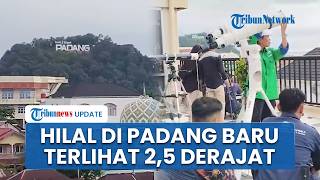 Ketinggian Hilal Kota Padang Baru 2,5 Derajat, Tim Pemantauan Tunggu Sidang Kemenag