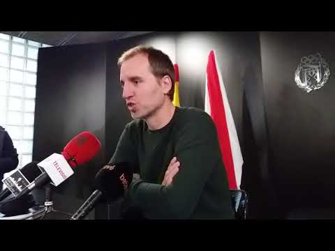 Rueda de prensa Mikel Azparren C. E. L'Hospitalet  - U. E. Sant Andreu