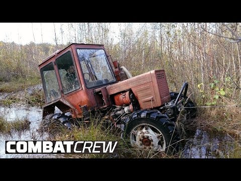 Турбо-трактор. Установка и испытания лебедки. Часть 5