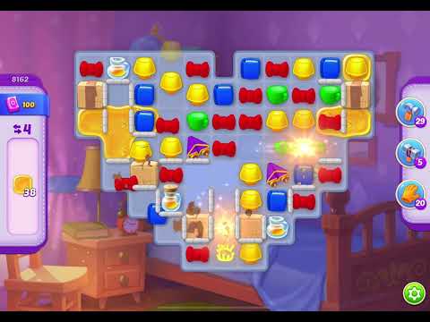 HomeScapes Level 8162 no boosters (12 moves)