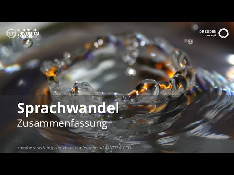 Zusammenfassung (VL "Sprachwandel")(TU Dresden // GSW)