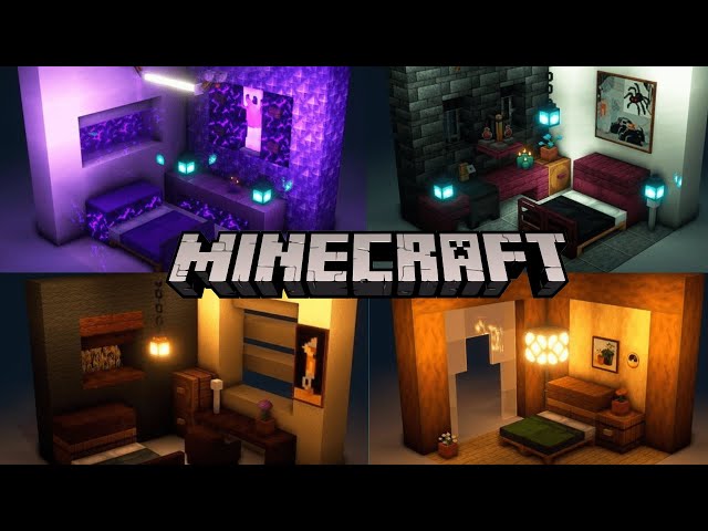 Minecraft: 6 Ideas To Bedroom ๐๏ธ Minecraft Map
