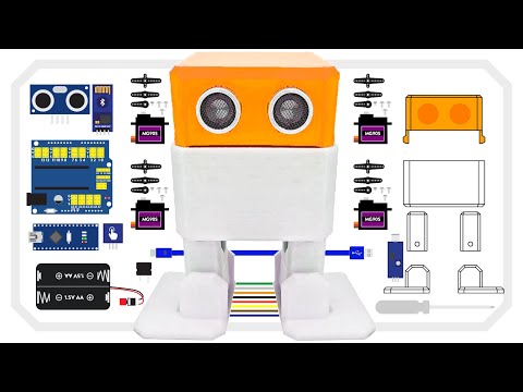 Otto Diy Arduino Bluetooth Robot Easy To 3d Print 6 Steps With Pictures Instructables