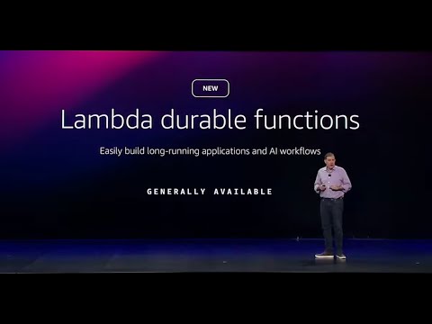 AWS re：Invent 2025 ｜ Lambda Durable Functions Keynote with Matt Garman