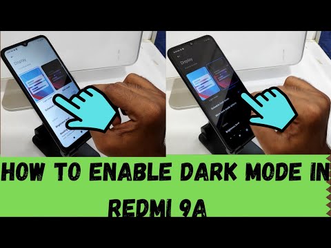 How to Enable Dark Mode in Redmi 9A | How to Activate Night Mode in Xiaomi Redmi 9A