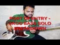 PORT OF ENTRY - JACO BASS SOLO BREAKDOWN #jacopastorius