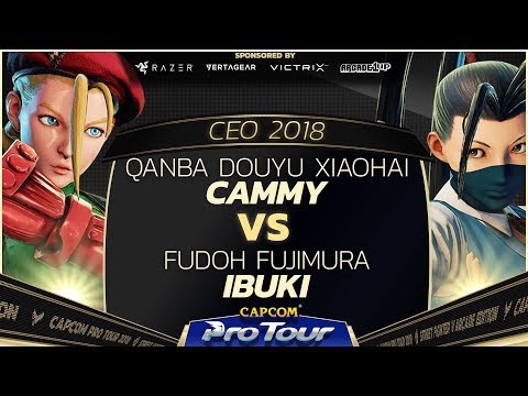 Qanba Douyu XiaoHai (Cammy) vs Fudoh Fujimura (Ibuki) - CEO 2018 - Grand Finals - CPT 2018