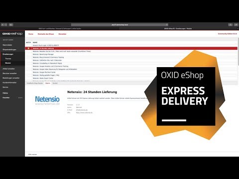 OXID eShop Modul: Expressversand für einzelne Artikel