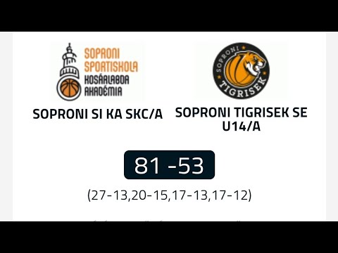Soproni SI KA SKC/A-Soproni Tigrisek U14 A