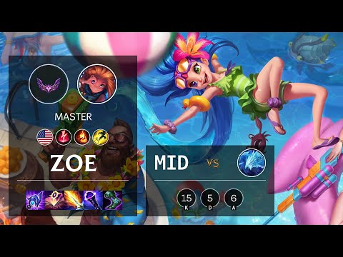 Zoe Mid vs Anivia - NA Master Patch 12.3