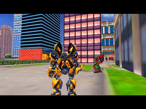 Grand Bumblebee Robot Car Transform 3D - Bumblebee Save Bumblebee - Android Gameplay