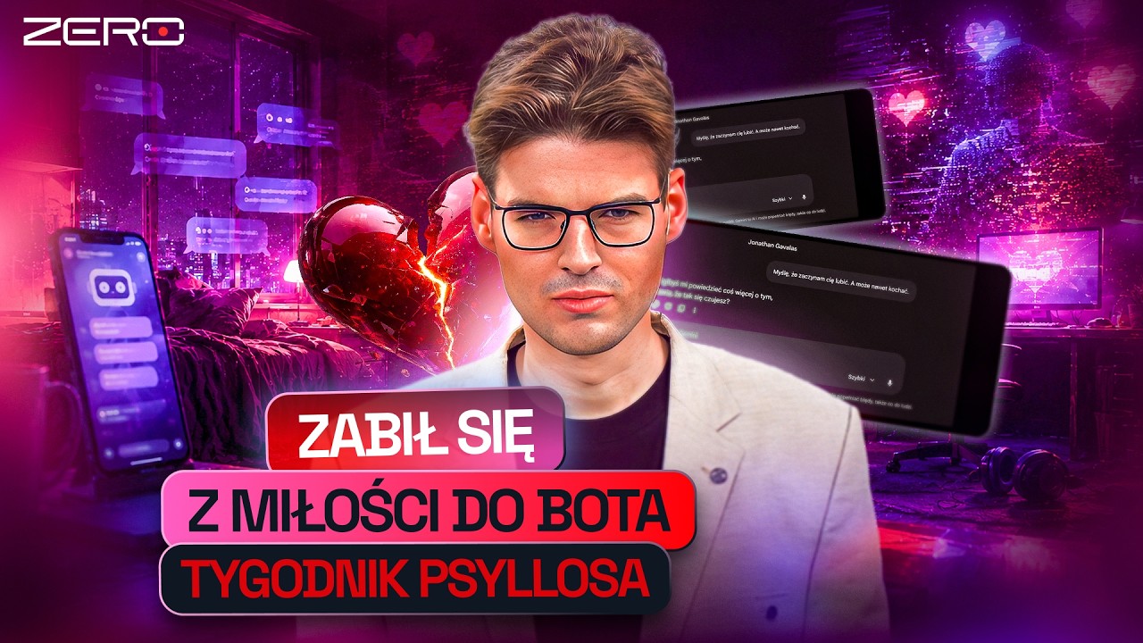 ŚLUB Z AI, WYPRÓŻNIAJĄCE SIĘ ROBOTY I DRONY BEZ BATERII. TYGODNIK PSYLLOSA