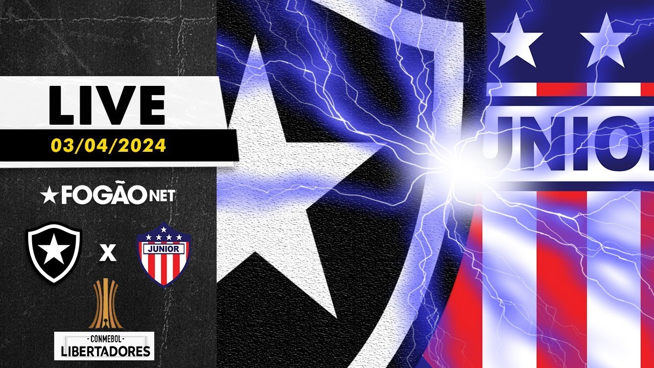 LIVE | Pré-jogo de Botafogo x Junior Barranquilla pela Libertadores e últimas notícias do Glorioso