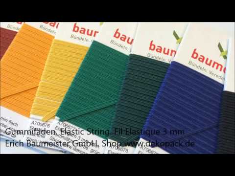 Gummifaden 3 mm