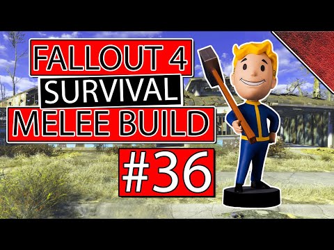 🔴Lets Play Fallout 4 Survival Melee | EP 36 | Taking the Parks