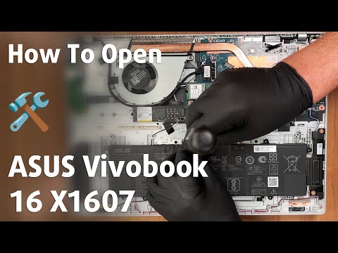 🛠️ How to open ASUS Vivobook 16 X1607 - disassembly and upgrade options
