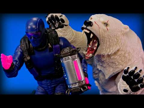 G.I. Joe Classified Snake Eyes and Polar Bear Cartoon Hasbro Action Figure Overview!