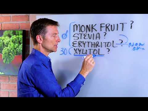 Dr. Berg Compares 4 Artificial Sweeteners – Monk Fruit, Stevia, Erythritol & Xylitol