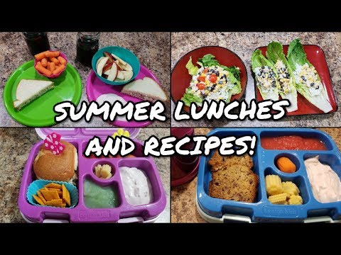 Easy Summer Lunches - Chicken Salad Recipe - Santa Fe Chicken Lettuce Wraps - Bento Lunches
