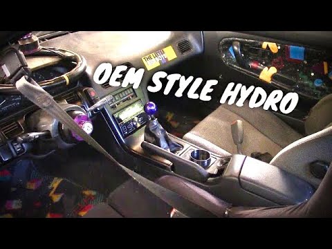 Making a HIDDEN hydraulic handbrake for the 240sx! | 1JZ 240sx Daily Skid Build