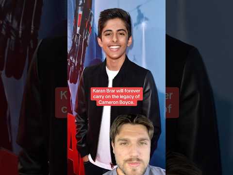 Karan Brar will forever carry on the legacy of Cameron Boyce. #disneychannel #disney #cameronboyce