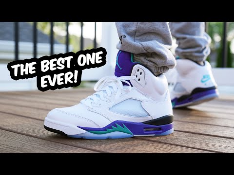 My Favorite Air Jordan 5! The Air Jordan 5 Grape 2025 REVIEW & On Feet