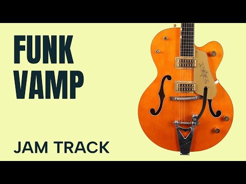 Funk Vamp Guitar Backing Track in F Mixolydian/Dorian