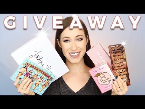 EPIC FALL MAKEUP GIVEAWAY 2017! | Jaclyn Hill, Too Faced, Urban Decay & More! | ALLIE GLINES Video