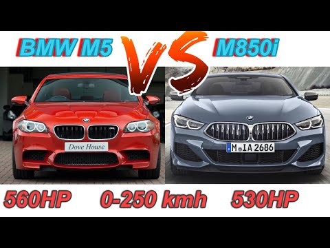 Thumbnail for NEW BMW M850i vs M5 F10 | 530 HP vs 560 HP | 0-100 + 0-200 + 0-250 km/h by Bmw m8, BMW