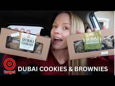 TARGET Dubai Stuffed Cookie & Brownie review