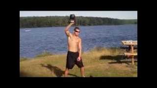 preview picture of video 'Kyle Wrestling Workout (VACATION).MPG'
