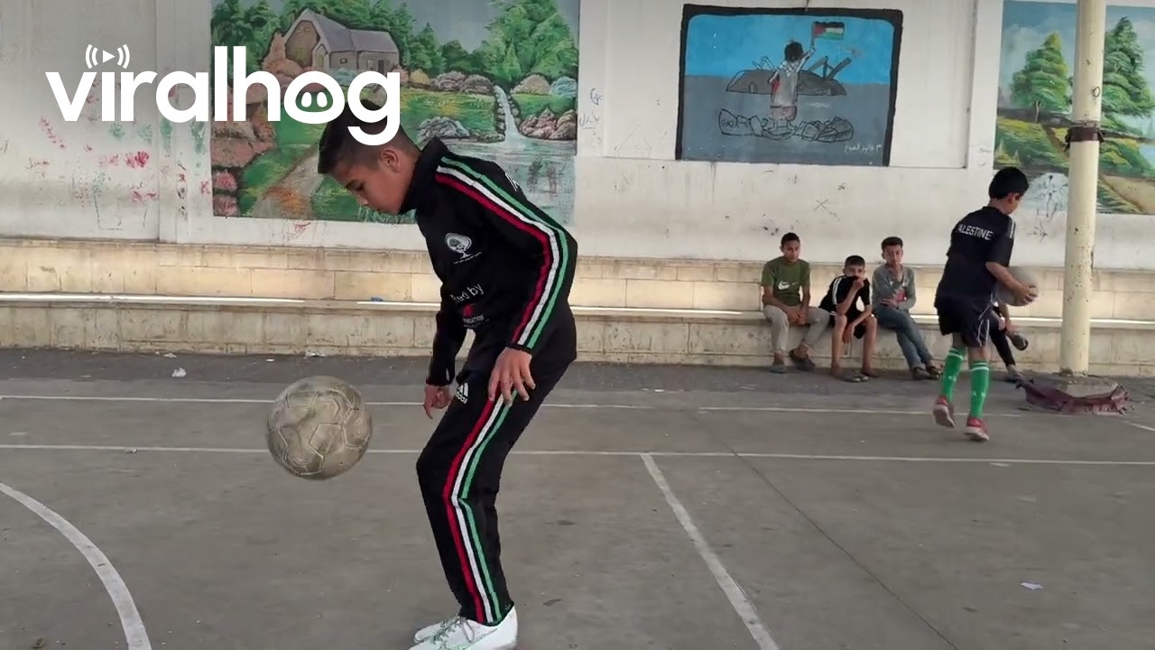Two Boys Practicing Their Soccer Skills || ViralHog