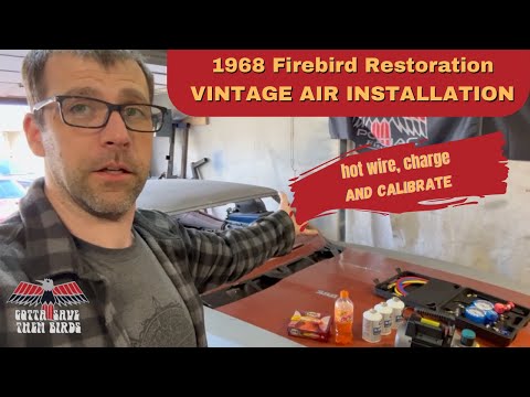 Wiring up and testing the operation of the vintage air install on 1968 Firebird