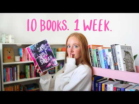 I tried to finish my ENTIRE September TBR in 1 week 😅