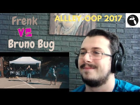 Reazione Alley-OoP! Freestyle Battle 2017 - Ottavi - FRENK vs BRUNO BUG REACTION