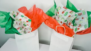 DIY: How to Place Tissue Paper in a Gift Bag