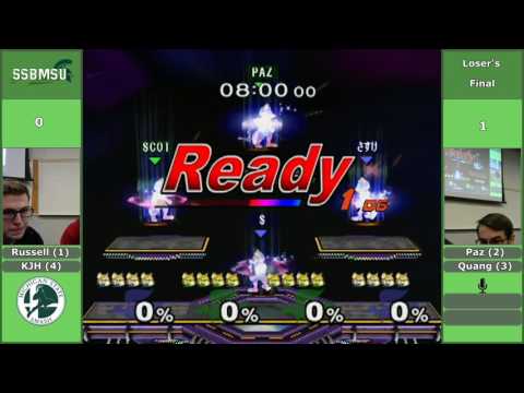 SSBMSU 2 - Russell (1) + KJH (4) vs Paz (2) + Quang (3) - Doubles LF