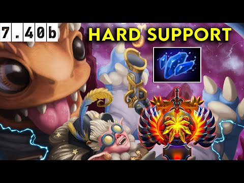 Snapfire Immortal Hard Support - Dota 2 Patch 7.40b Pro Pub Gameplay