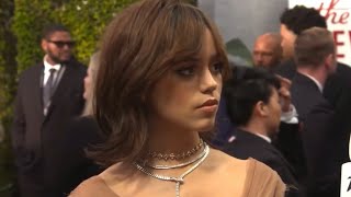 Jenna Ortega Interviews at 2023 Golden Globes