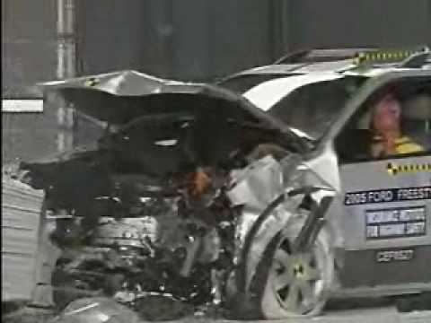 Thumbnail for Crash Test 2005 - 2007 Ford Freestyle IIHS Frontal Impact by rall, WiLL, Vehicle, Ford Taurus, Ford Freestyle