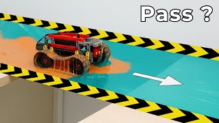 LEGO Car vs Slime Nylon Bridge Challenge | Smart Lego