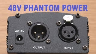 Video thumbnail for Neewer NW-100 48 Volt Phantom Power Supply For 48V XLR Condenser Microphones - Unboxing by David “DEVO” Harry