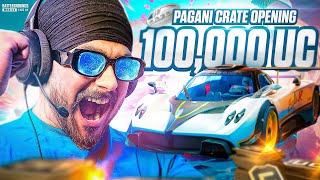 100,000$ UC PAGANI CRATE OPENING 😍 Gone Wrong 😭 BGMI PAGANI SPEED DRIFT 💥