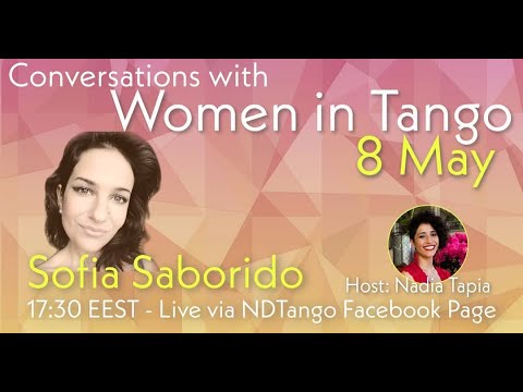 Conversations with women in Tango: Sofia Saborido