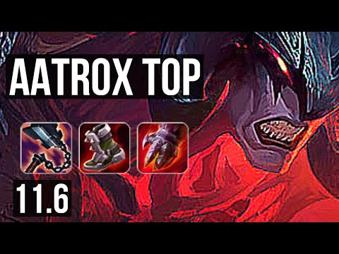 AATROX vs FIORA (TOP) | 5/0/5, 500+ games | EUW Master | v11.6