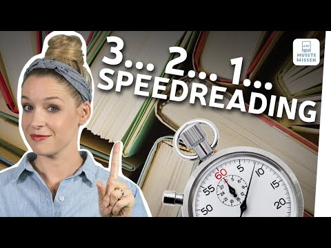 Lesetechniken: schneller lesen lernen | einfache Deutsch-Tipps