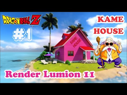 LUMION 11 - KAME HOUSE - RENDER 3D MODEL SKETCHUP - DRAGON BALL