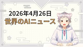 2026年4月26日 世界のAI関連ニュース