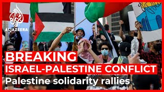 ‘It’s genocide’: Protesters slam Israel, support Palestinians